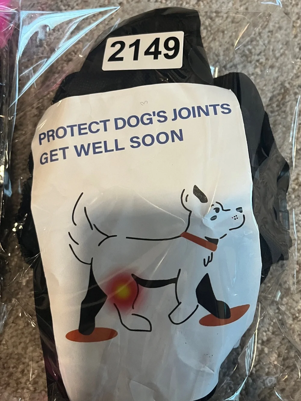 Dog Knee Braces for Back Leg Support,ACL/CCL Brace for Small Dogs,XS 2149-1